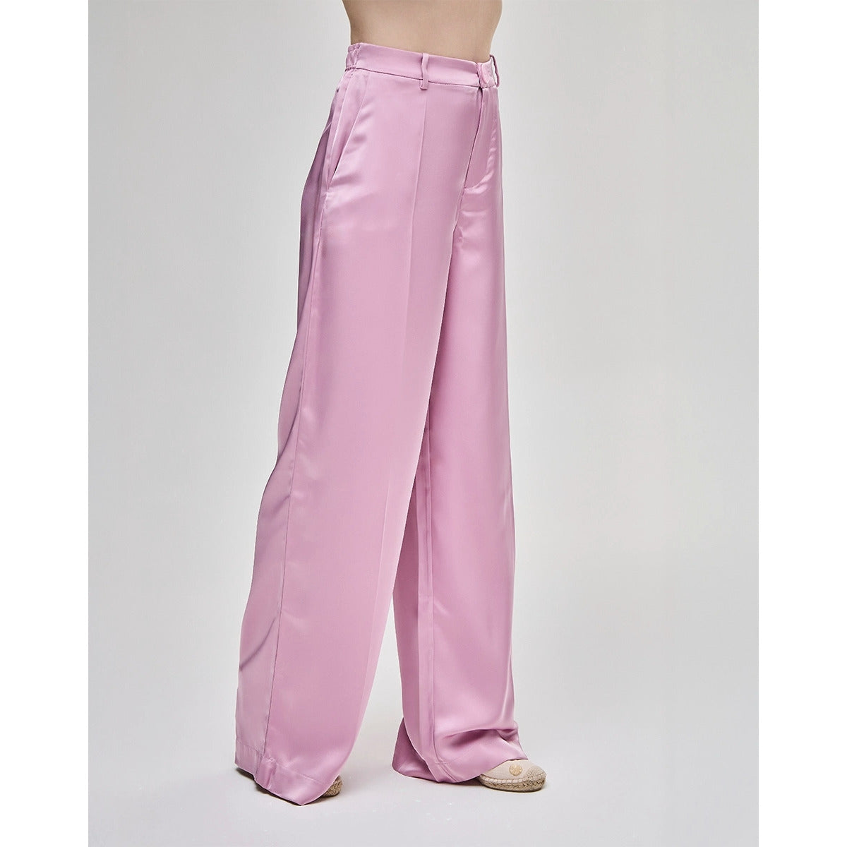Calça Vincada Rosa Marilyn