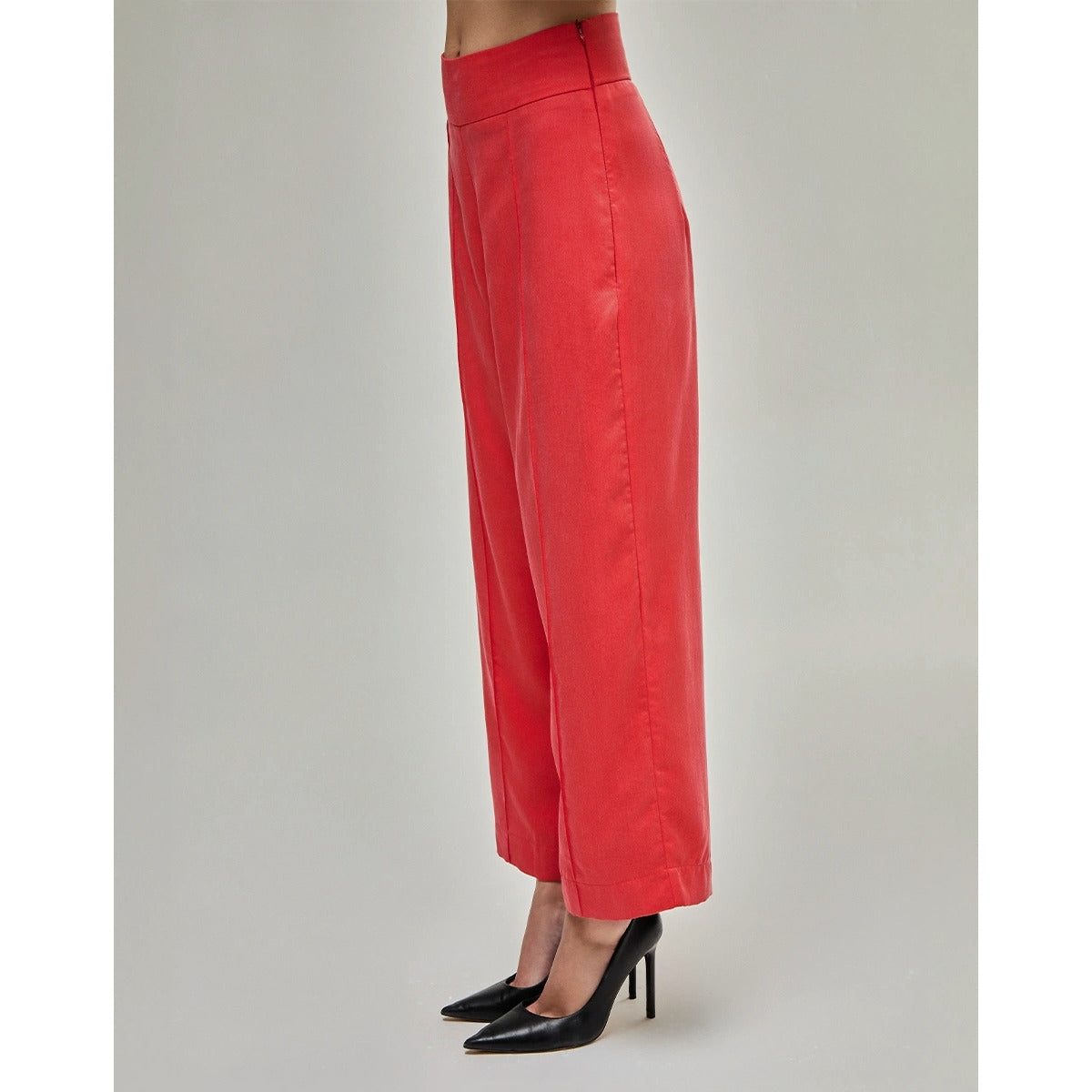 Calça Reta Vermelho