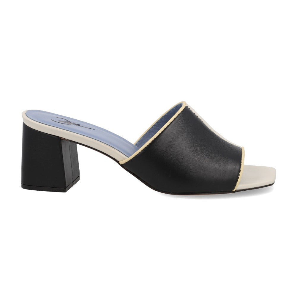 Mule Fragments Couro Preto