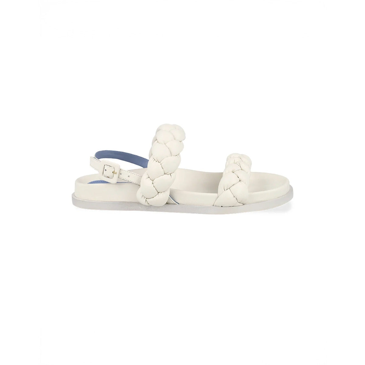 Papete Braids Couro Off White 35