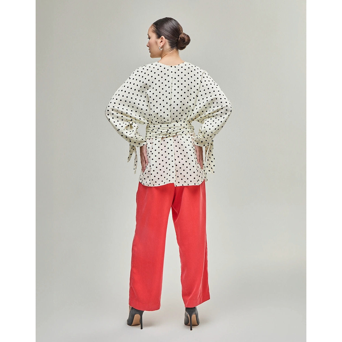Calça Reta Vermelho
