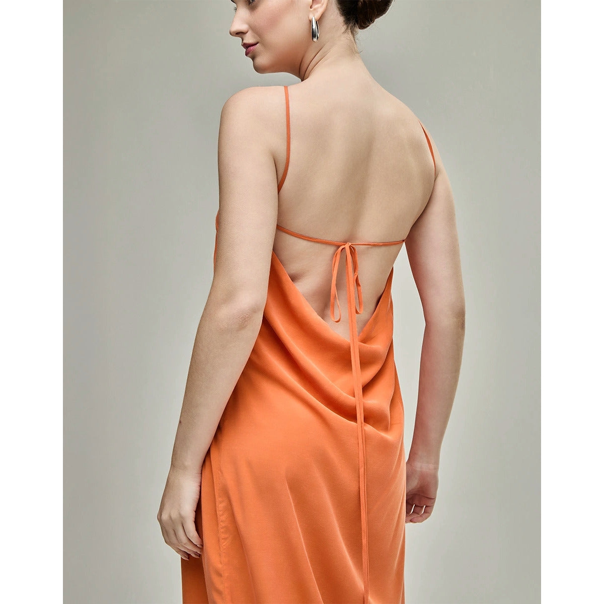 Vestido Lenço Laranja