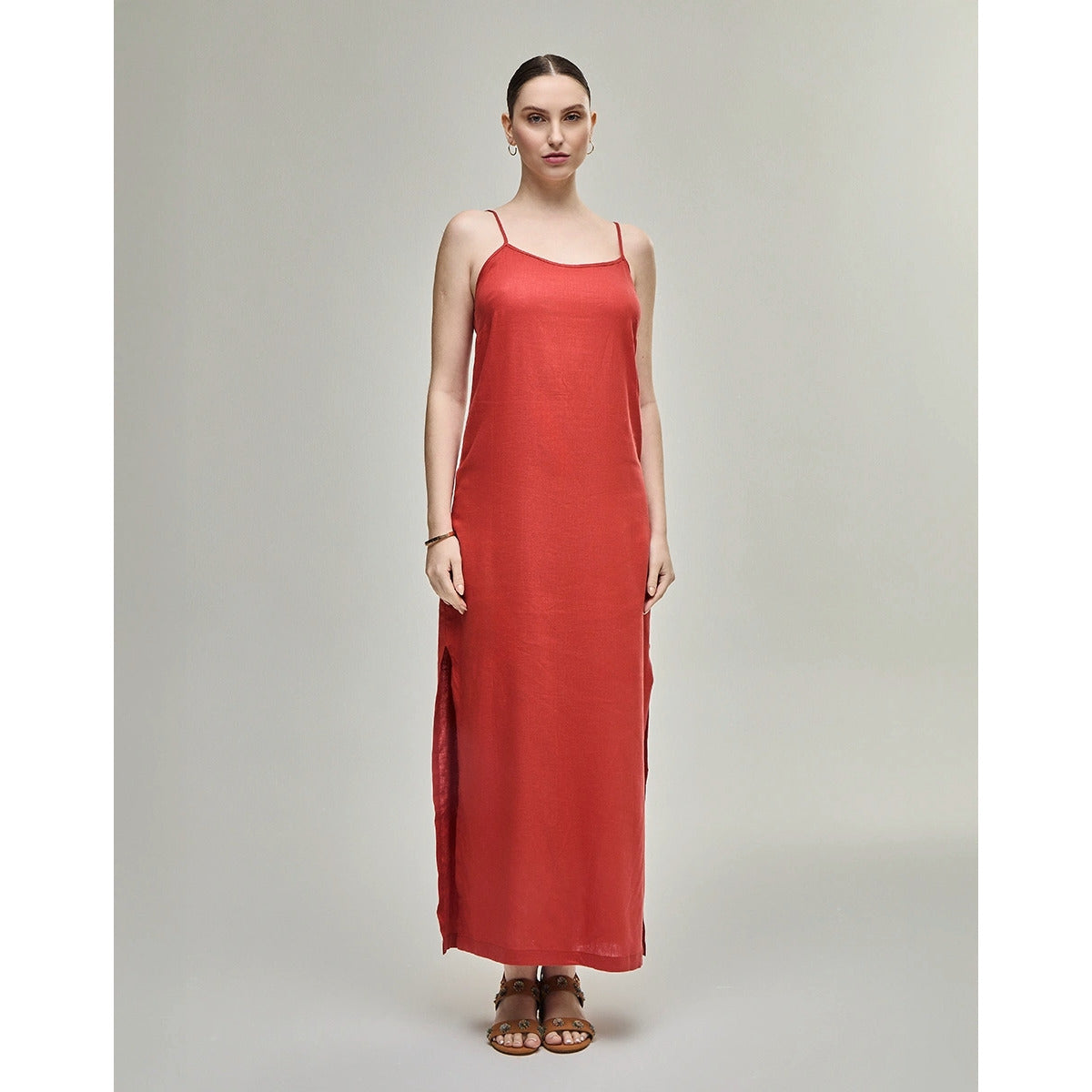 Vestido Decote V Cordas Zahra Madeira