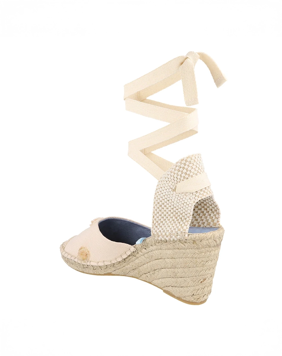 Espadrille Anabella Pompom Off White