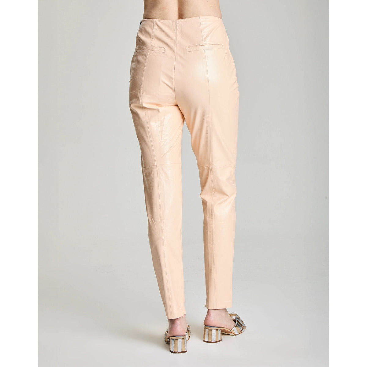 Calça Pesponto Couro Myrtle