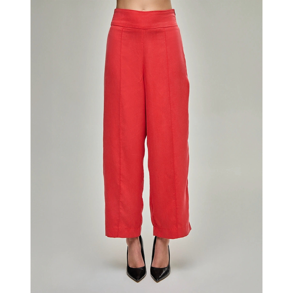 Calça Reta Vermelho
