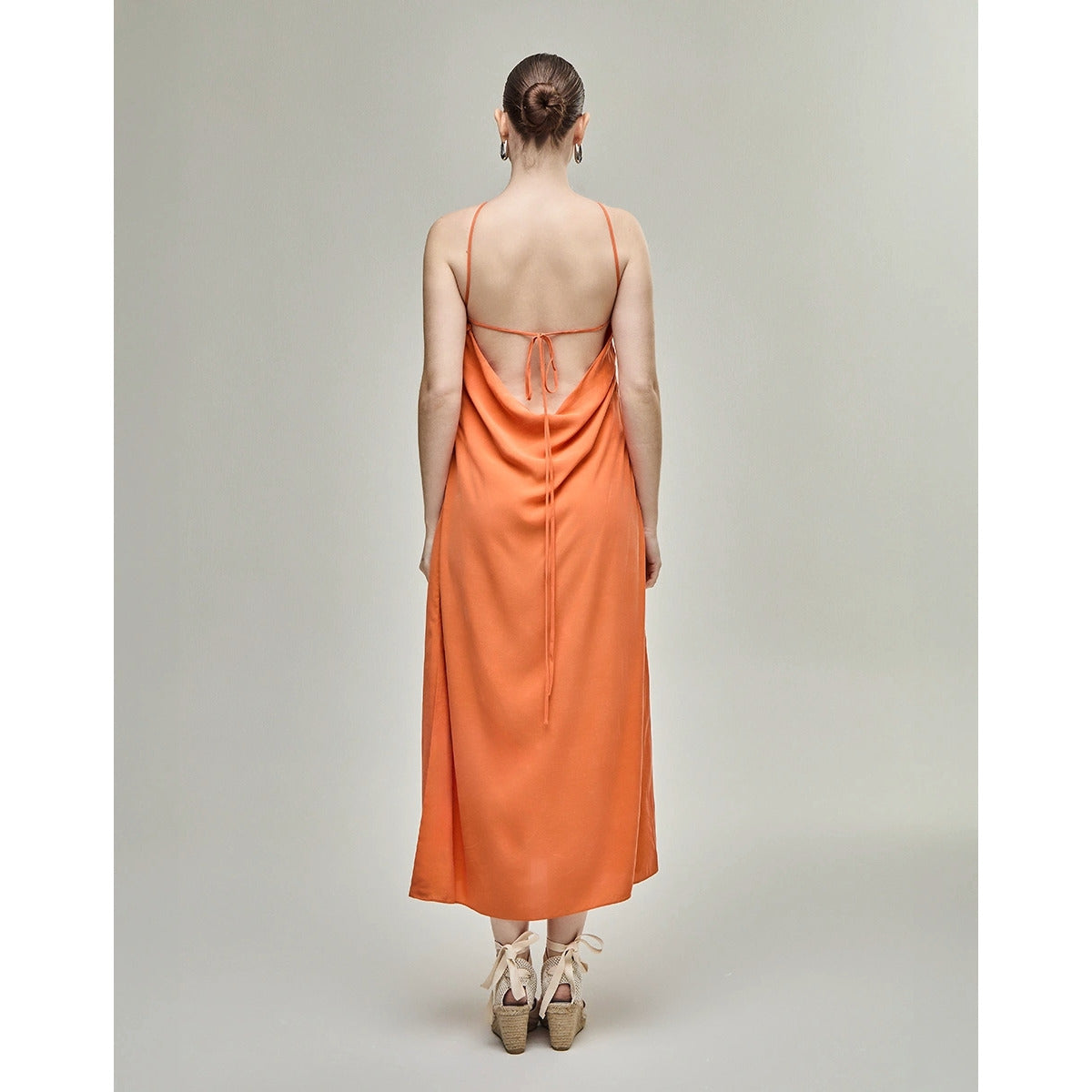 Vestido Lenço Laranja