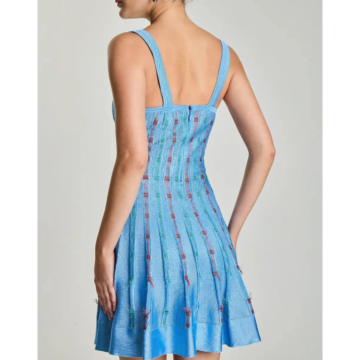 Vestido Curto Com Transparencia Junco