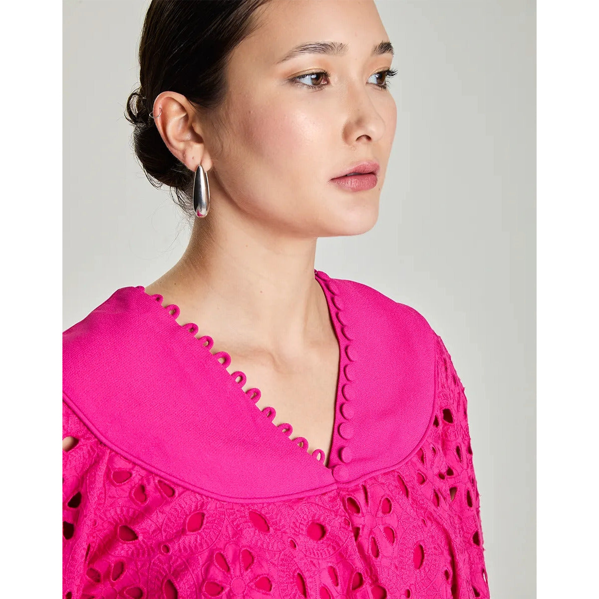 Blusa Laise Bordada Ambar Rosa