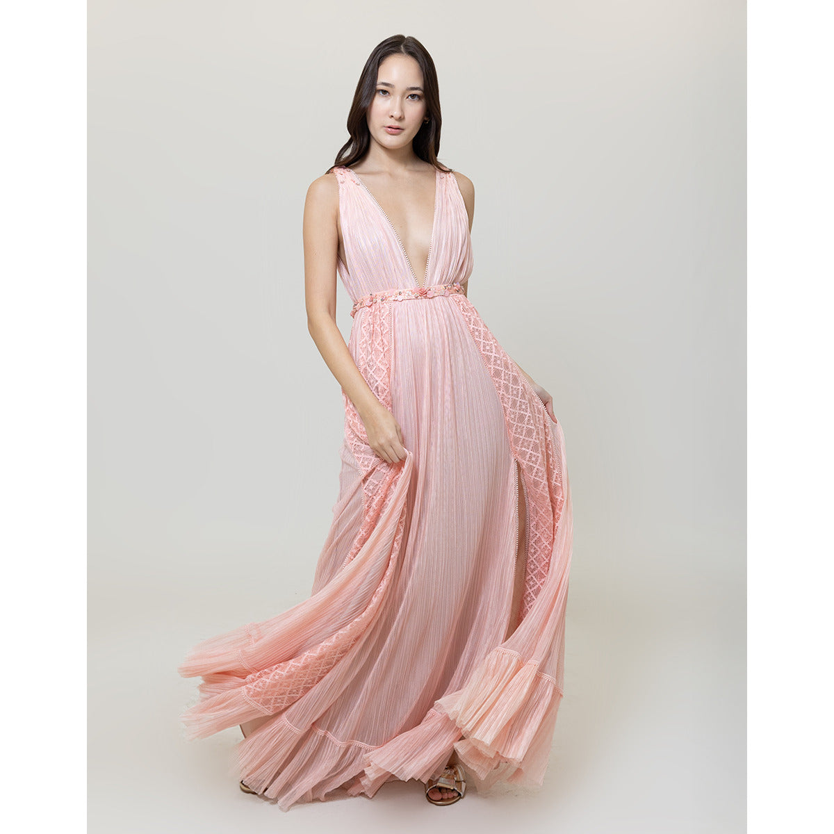 Vestido Decote V I Elisa Lima