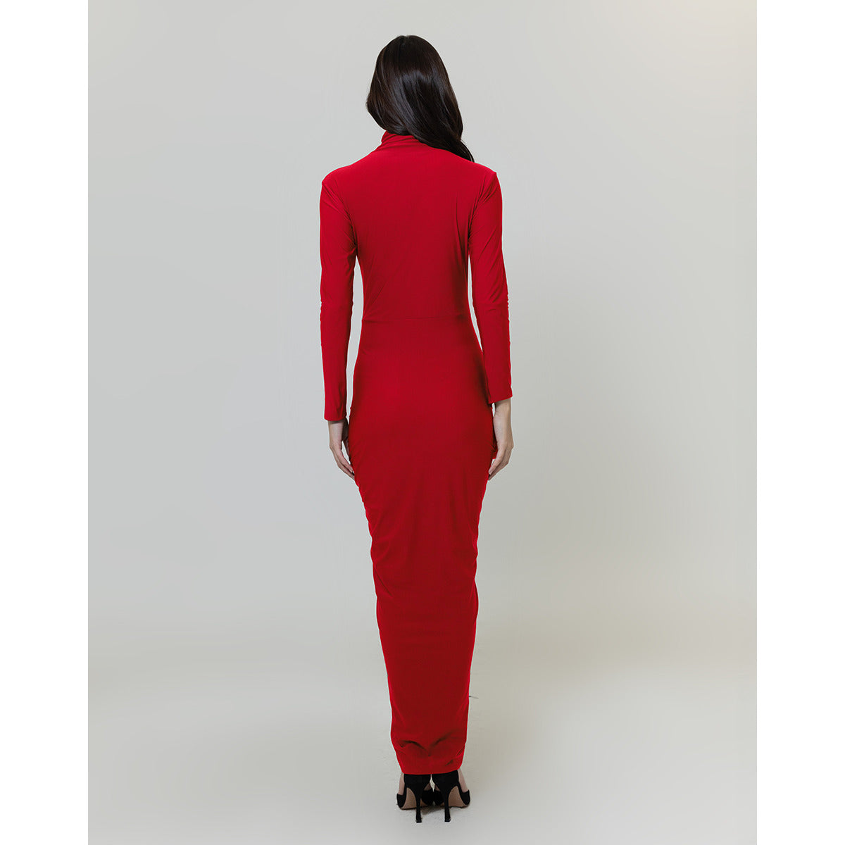Vestido Malha Ilusia Rouge