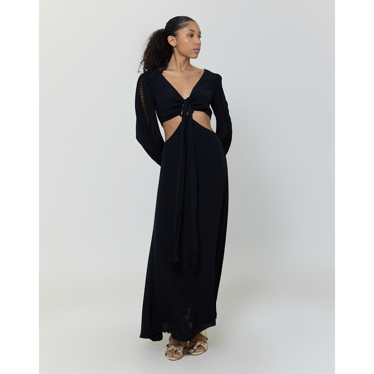 Vestido Recorte Preto PP