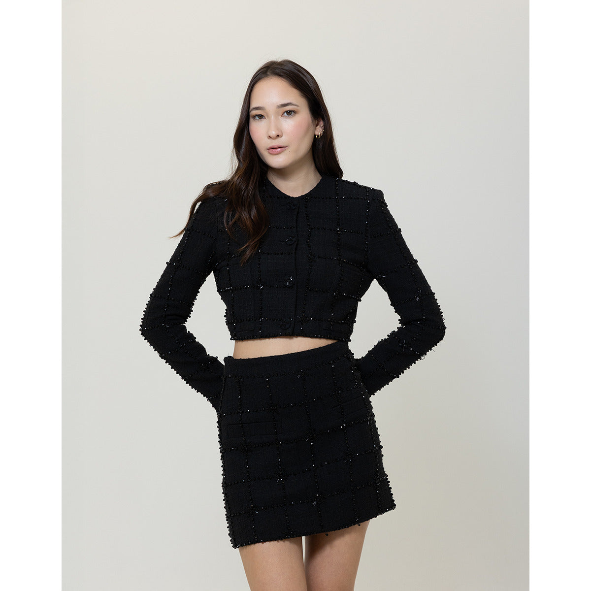 Saia Tweed Black I Andrea Bogosian