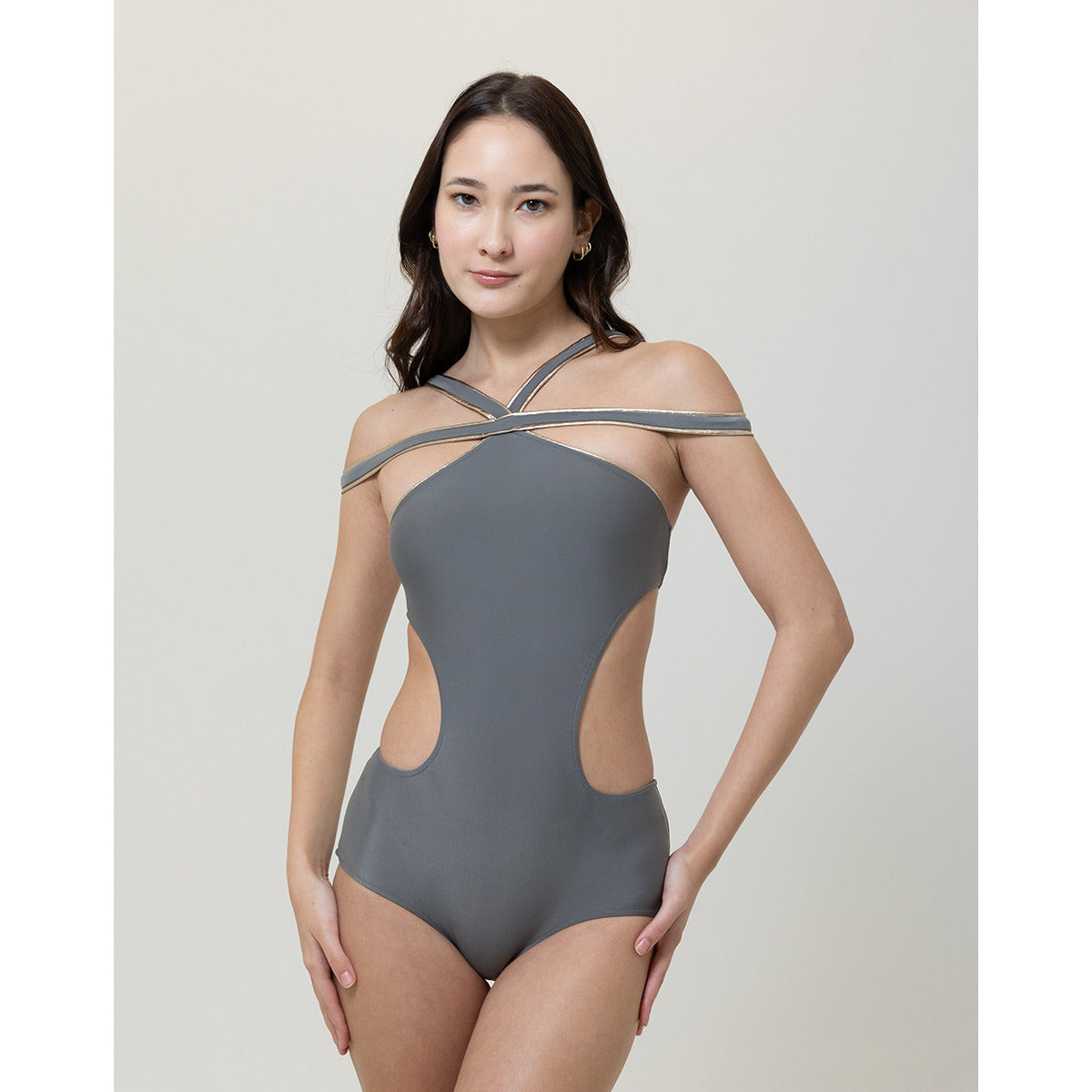 Maillot Recortes Tiras Vivo Ouro Estrela