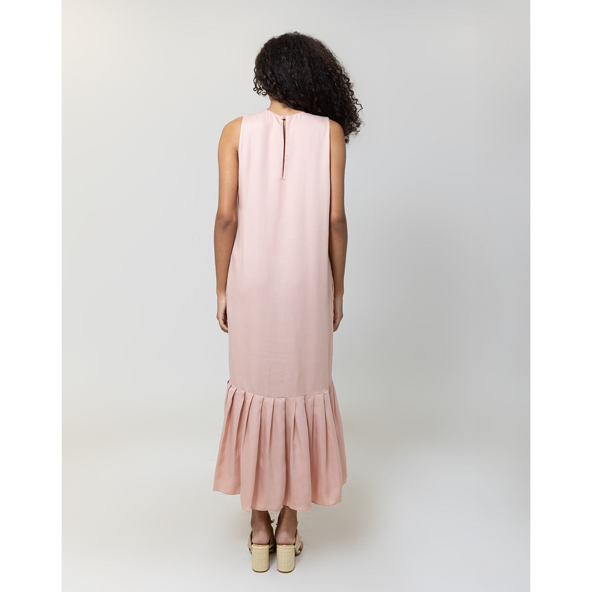 Vestido Midi Pregas Country Club