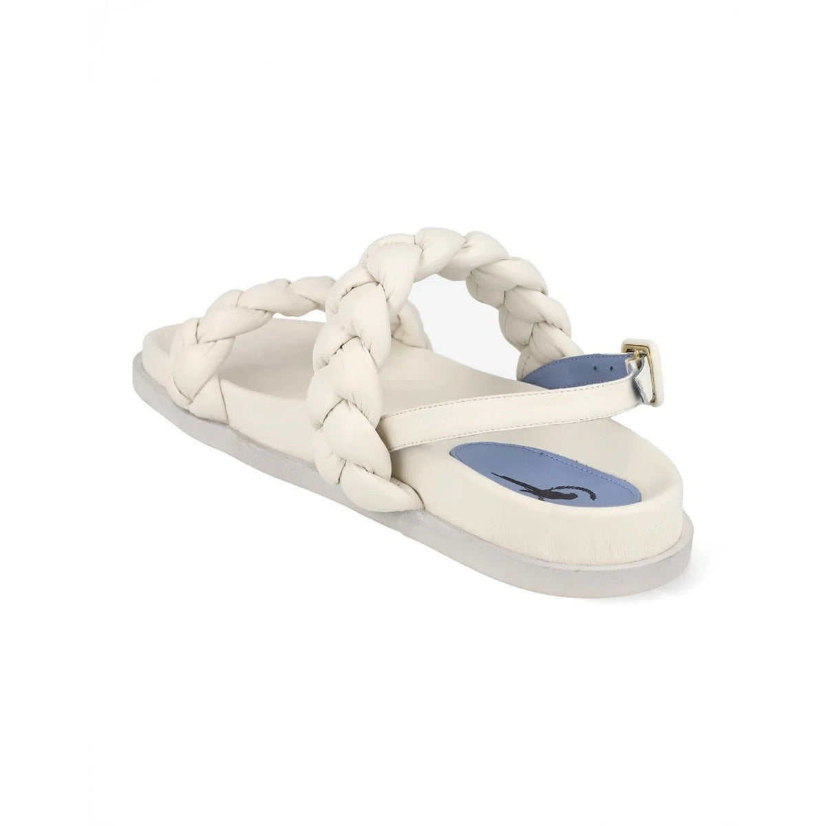 Papete Braids Couro Off White 35