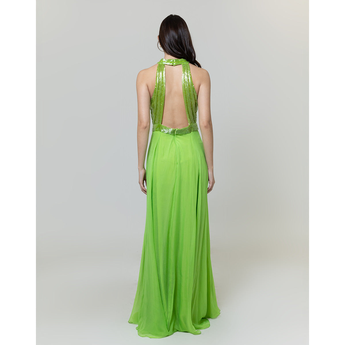 Vestido Decote Nadador Bordado Mariane I Elisa Lima