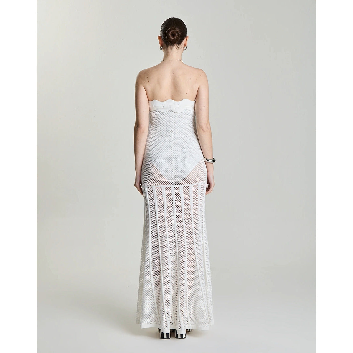 Vestido de Renda Parcial Dora Lolitta