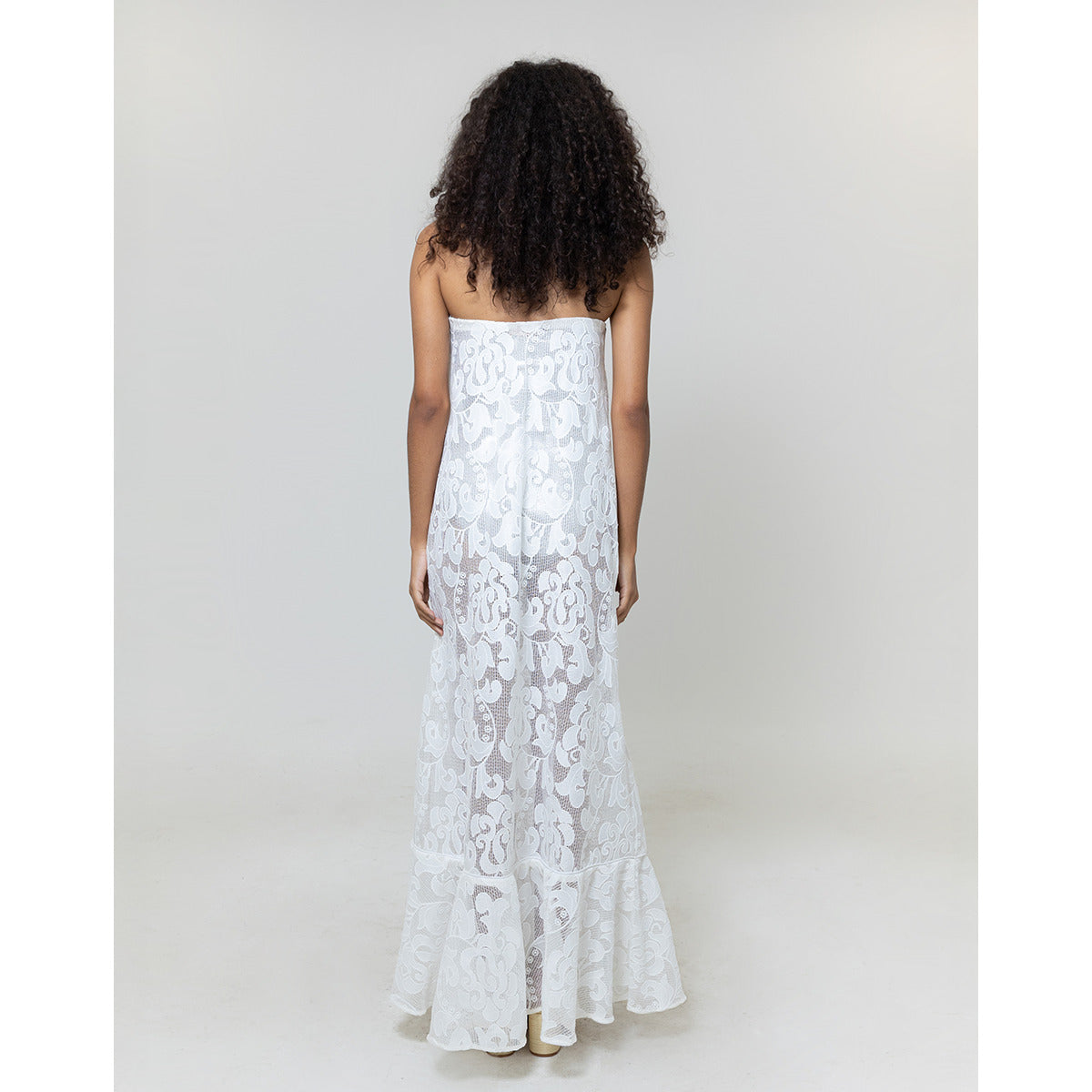 Vestido Longo TQC Jacquard