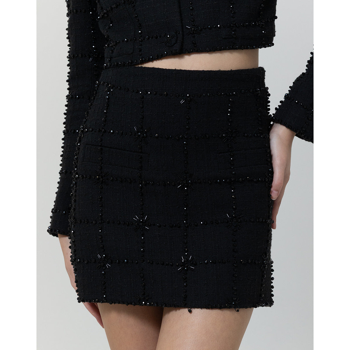 Saia Tweed Black I Andrea Bogosian